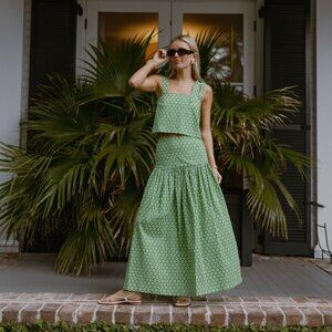 Antonio Melani x Style by Simkins Charlotte Printed Poplin Top & Skirt Set